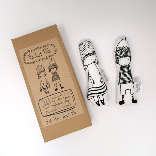 Screen Printed Cushion Doll | Pocket Friends