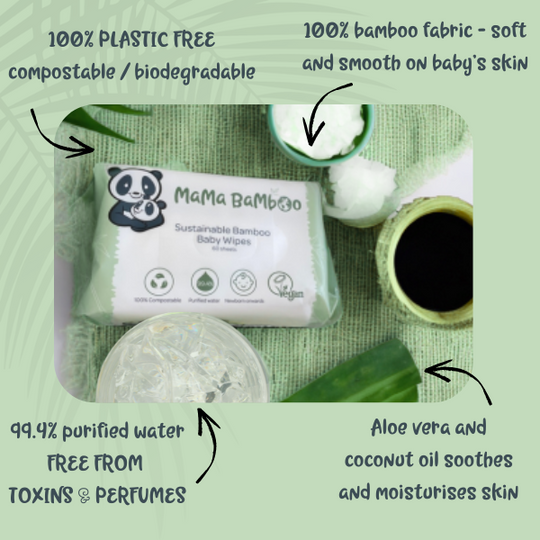 Mama Bamboo Sustainable Baby Wipes