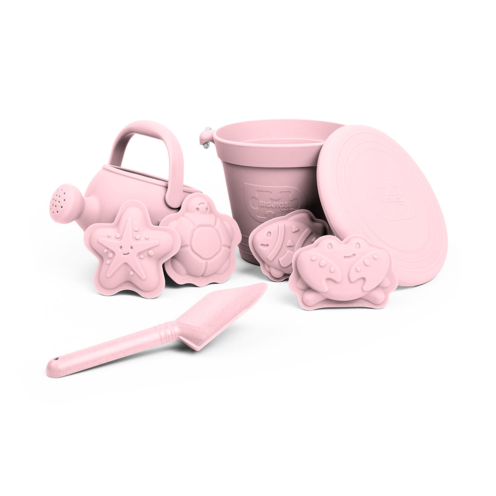 Silicone Beach Toys Bundle (5 Pieces) - Blush Pink