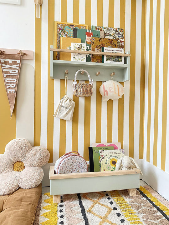 Autumn's Corner - The Colour Pop Peg Rail Bookshelf