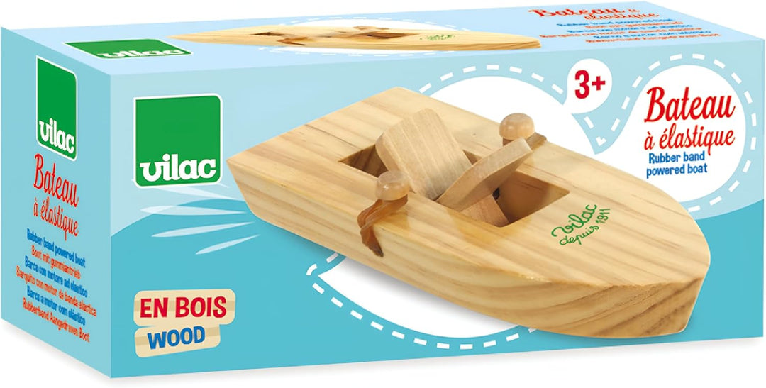 Boat Bath Toy - Elastic Band Powered