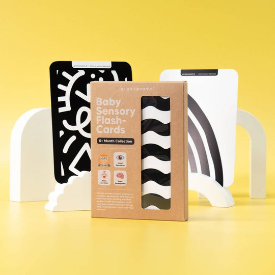 Baby Sensory Flash Cards | Black & White