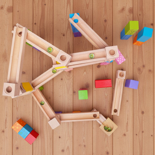 Wooden Marble Run