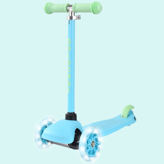 Teeny 3 Wheel Scooter - Blue and Green