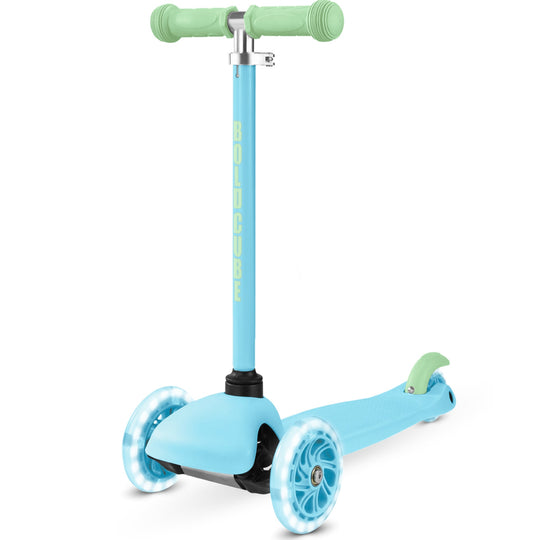 Teeny 3 Wheel Scooter - Blue and Green