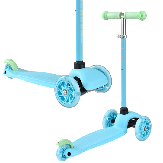 Teeny 3 Wheel Scooter - Blue and Green