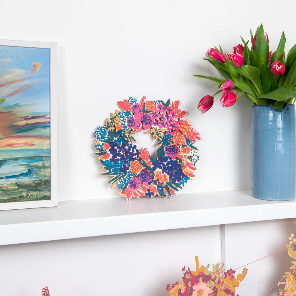 Wooden Wreath | Floral