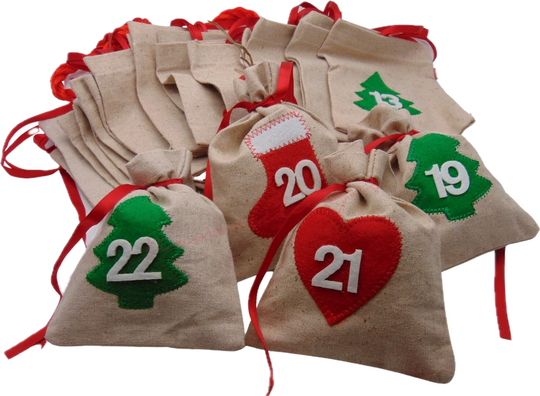 Advent Calendar Christmas Bunting