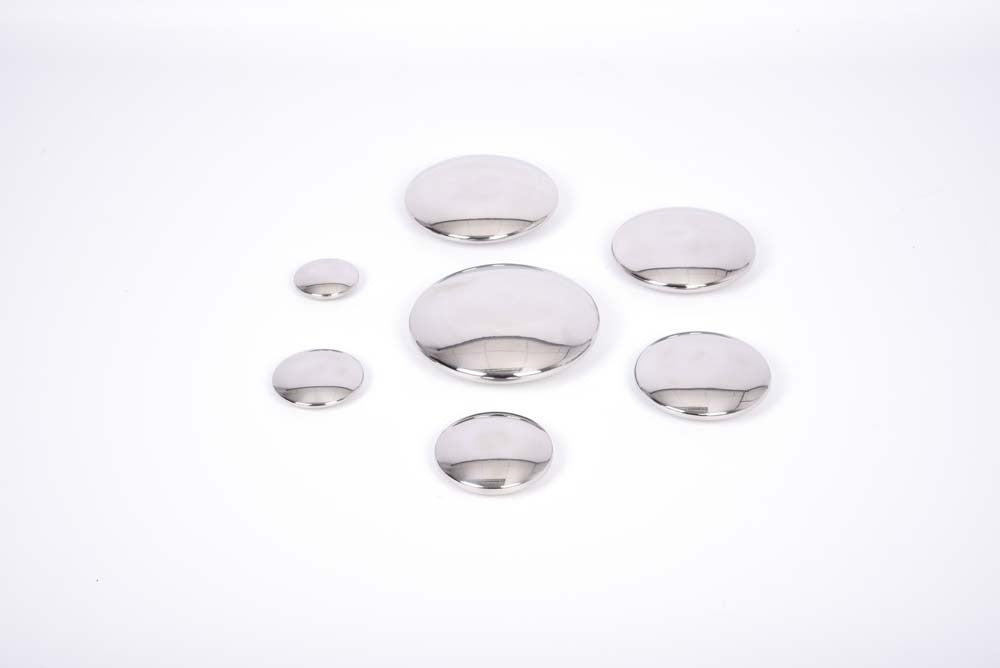 Sensory Reflective Silver Buttons