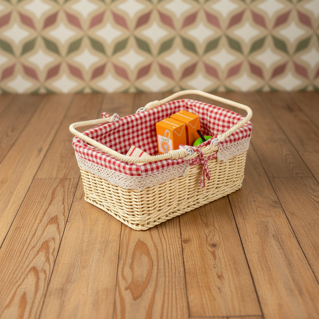 Pretend Play Picnic Basket
