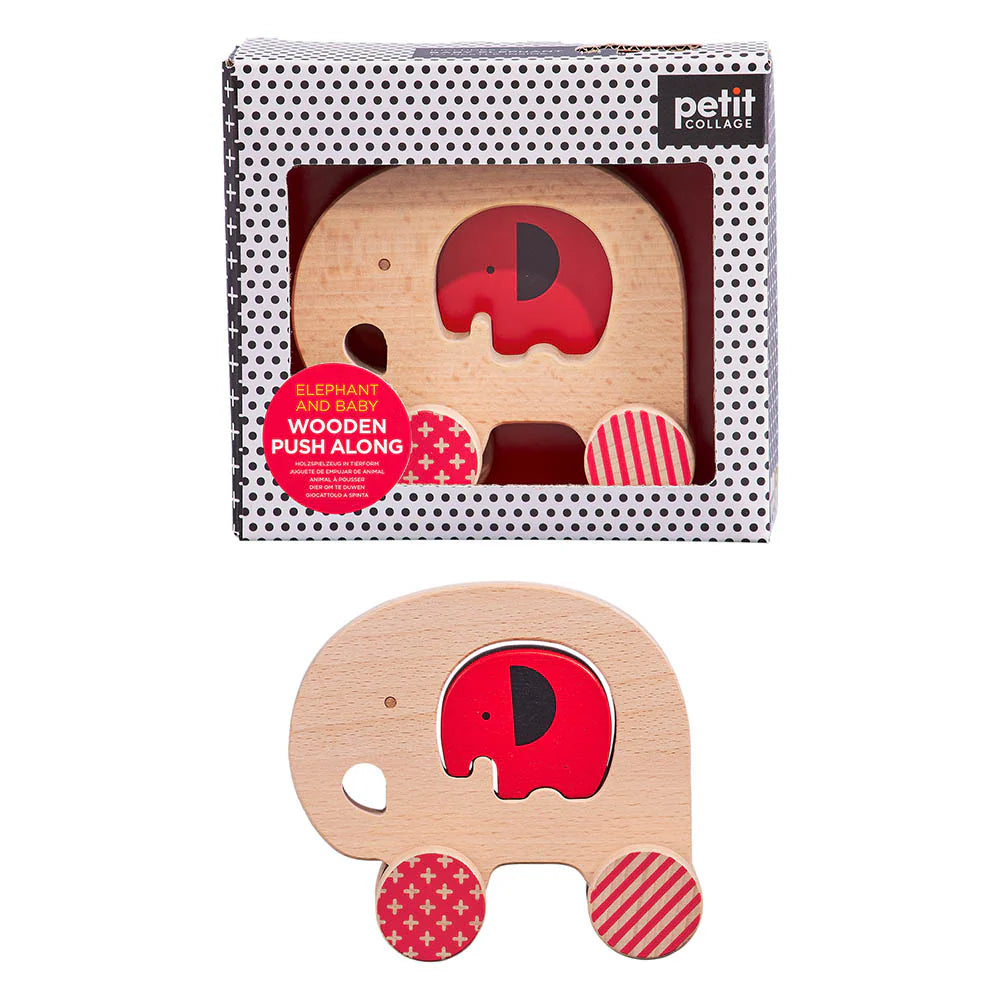 Push Along Elephant & Baby