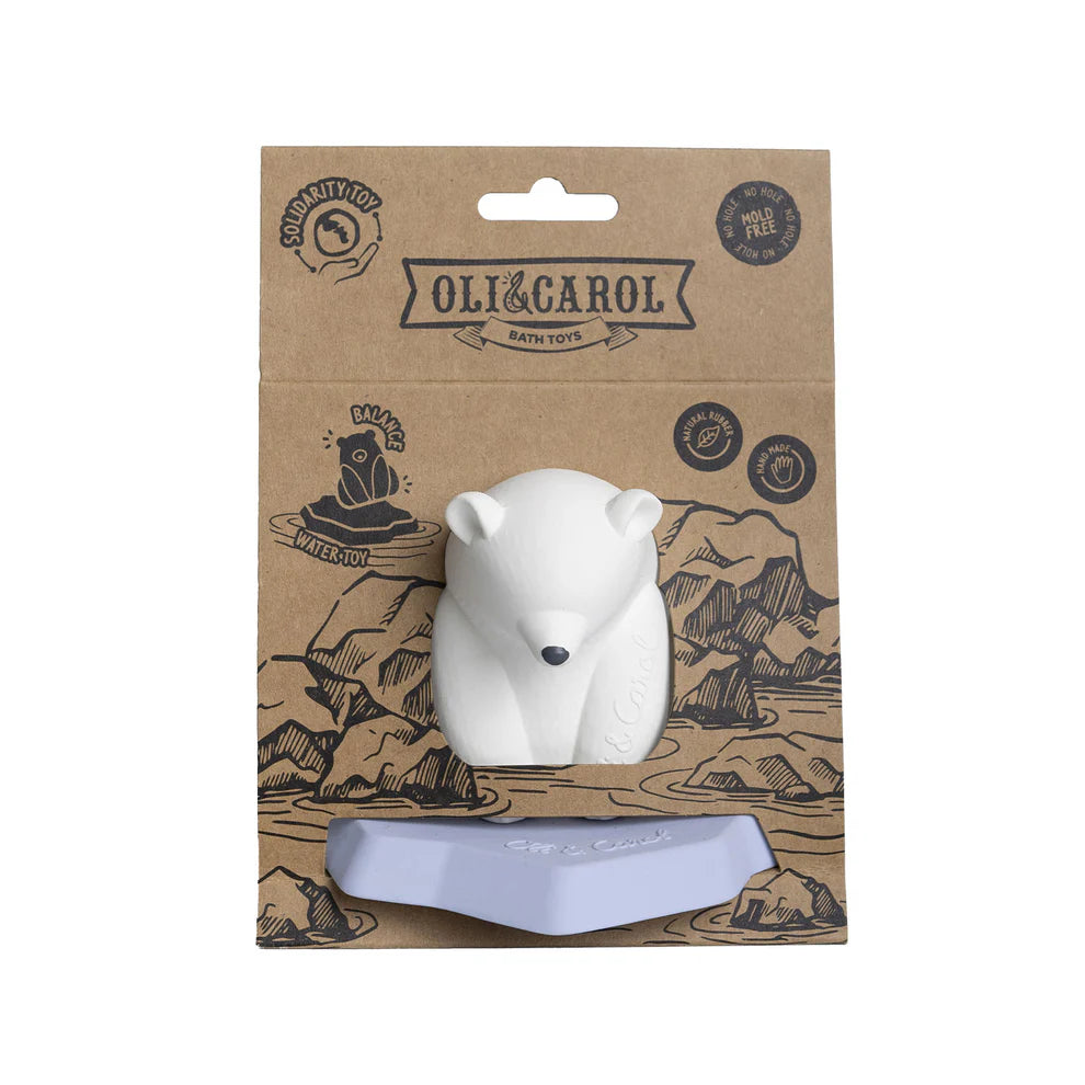 Oli & Carol | Bath Toy - Polar Bear