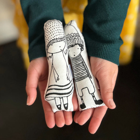 Screen Printed Cushion Doll | Pocket Friends