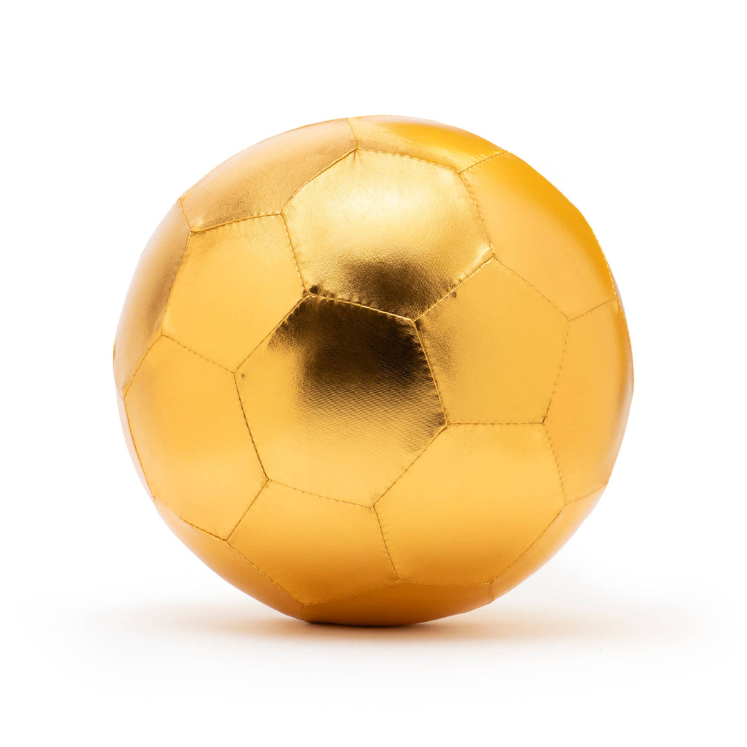 Inflatable Fabric Football 22cm - Gold