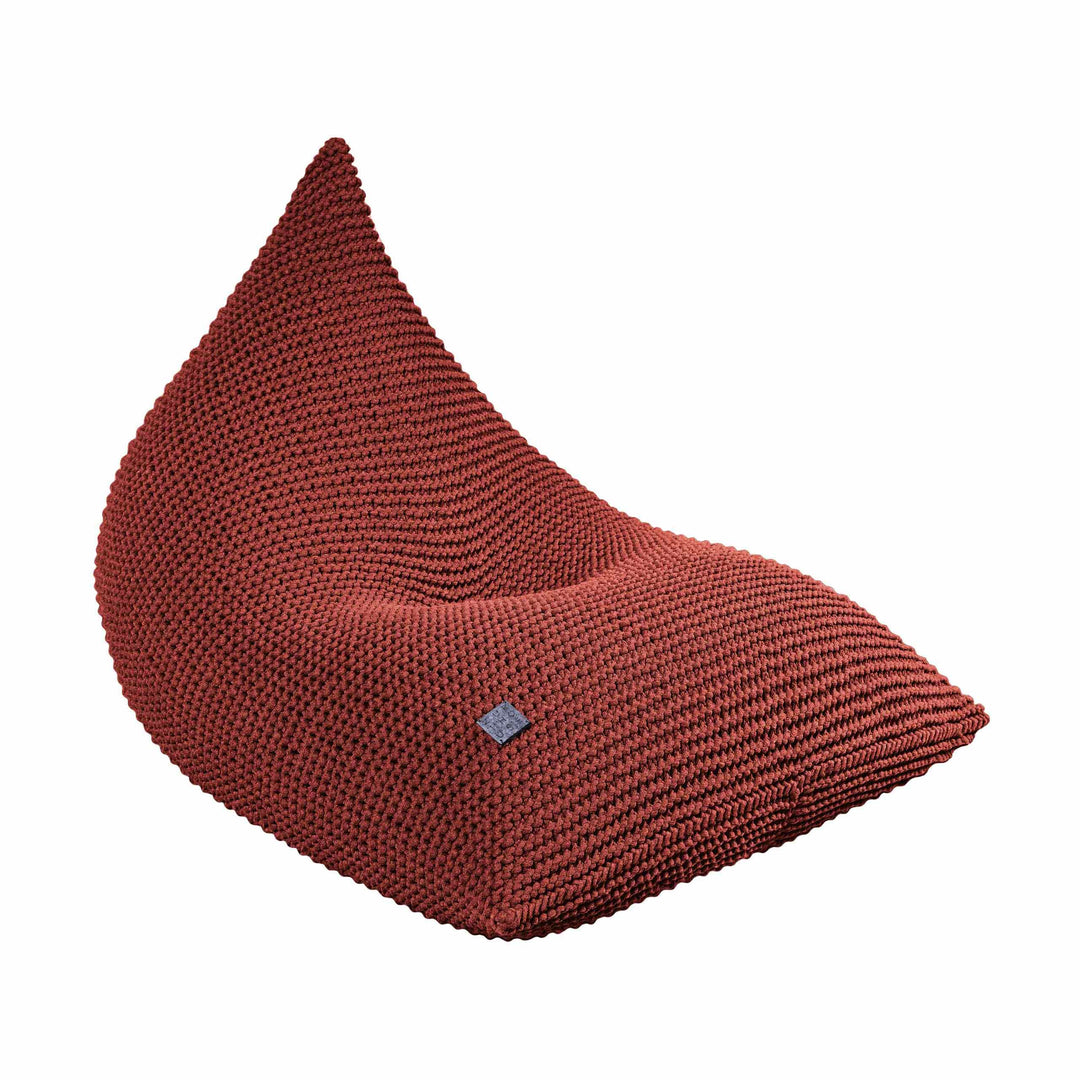 Terracotta Handmade Knitted Bean Bag