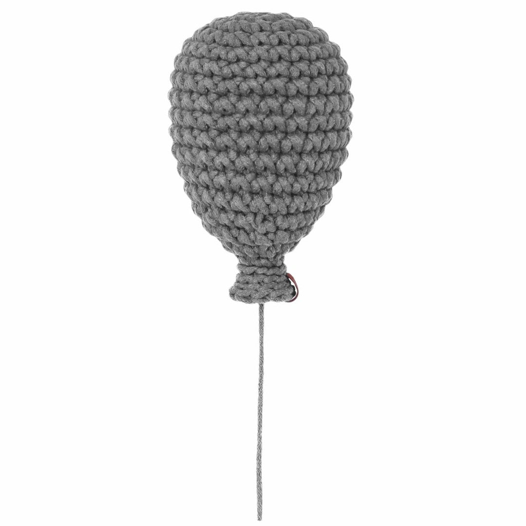 Grey Handmade Crochet Balloon