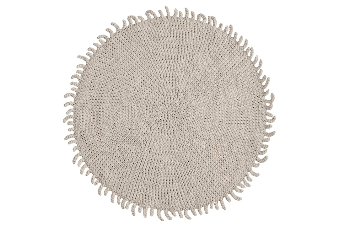 Crochet Sun Rug | Beige