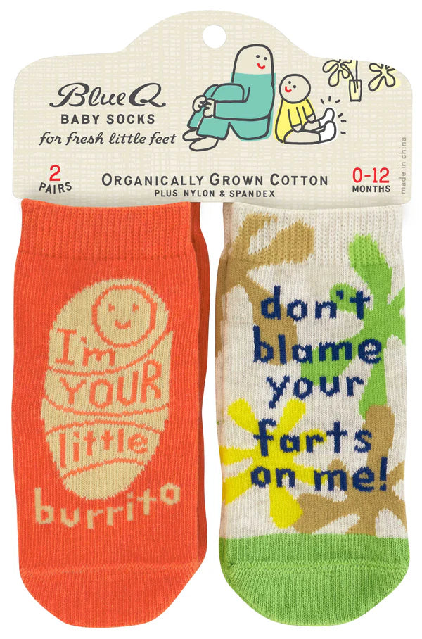 Baby Socks | Little Burrito/ Farts