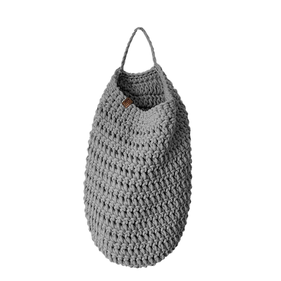 Crochet Hanging Bag | Dark Grey