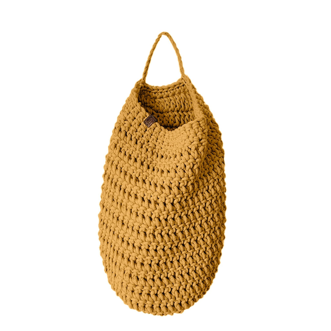 Crochet Hanging Bag | Mustard