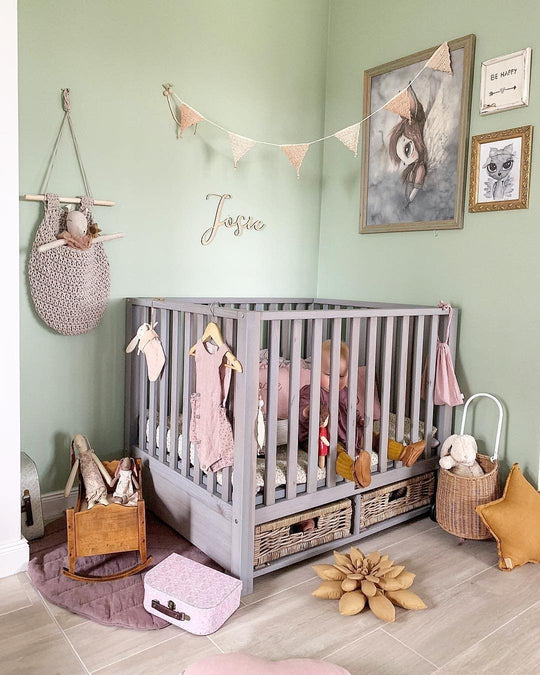 Crochet Hanging Basket | Beige
