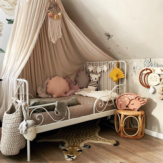 Crochet Hanging Basket | Beige