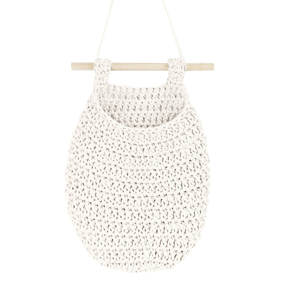 Crochet Hanging Basket | Ivory