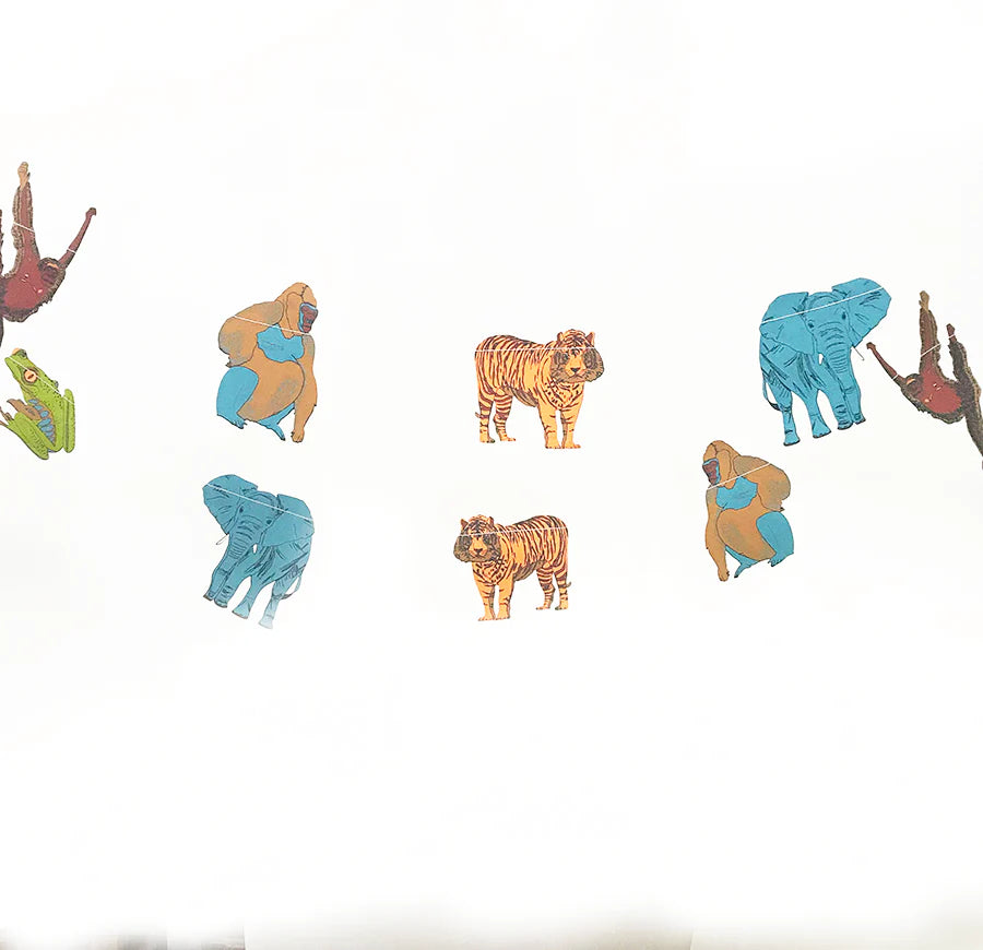 Recycled Paper Garland | Jungle Animals