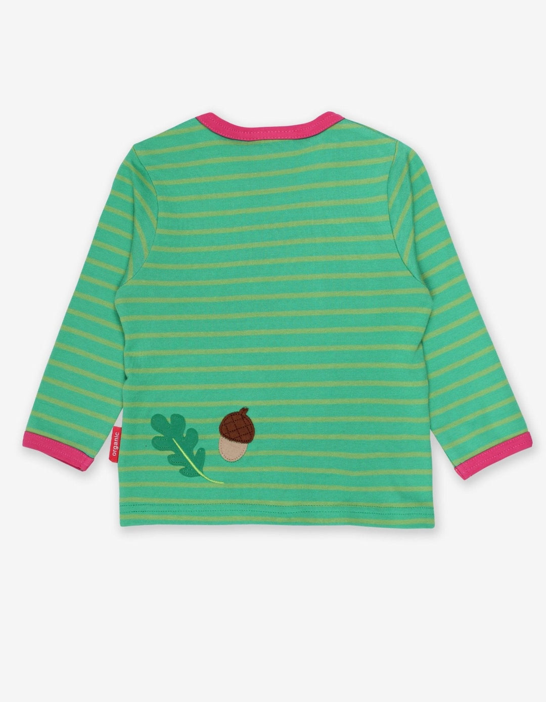Organic Squirrel Applique Long-Sleeved T-Shirt