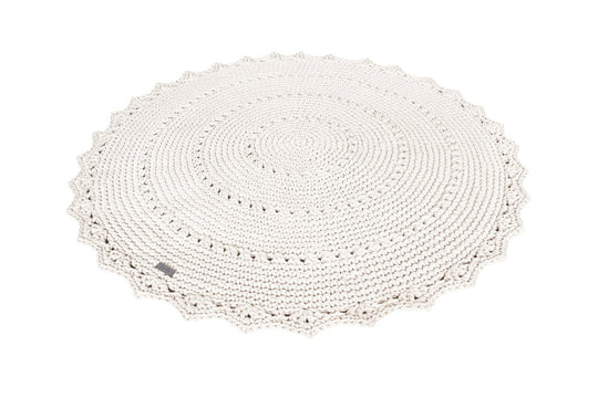 Crochet Mandala Rug | Ivory