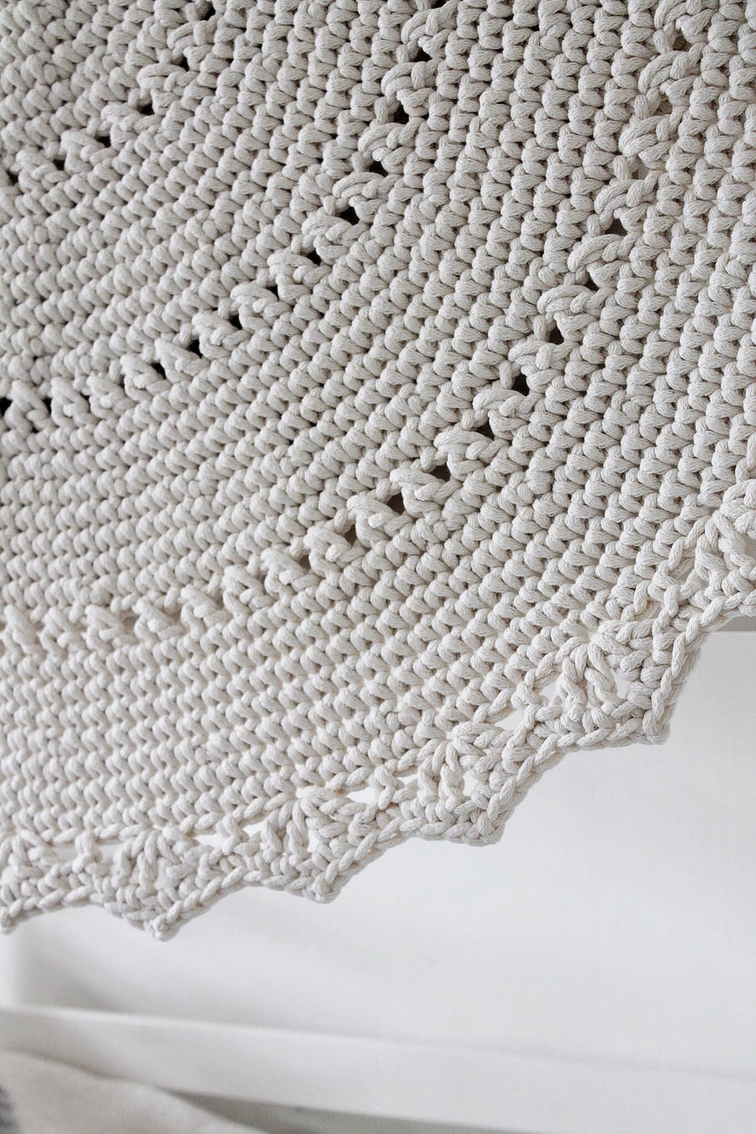 Crochet Mandala Rug | Ivory