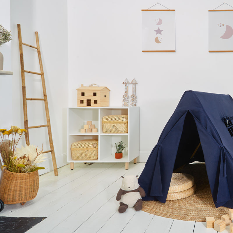 100% Cotton Canvas Ultra Anti-UV Play Tent | Lillie - Midnight
