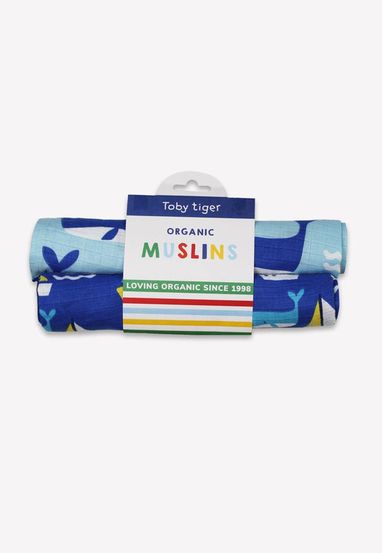 Organic St Ives Print 2 Pack Muslins