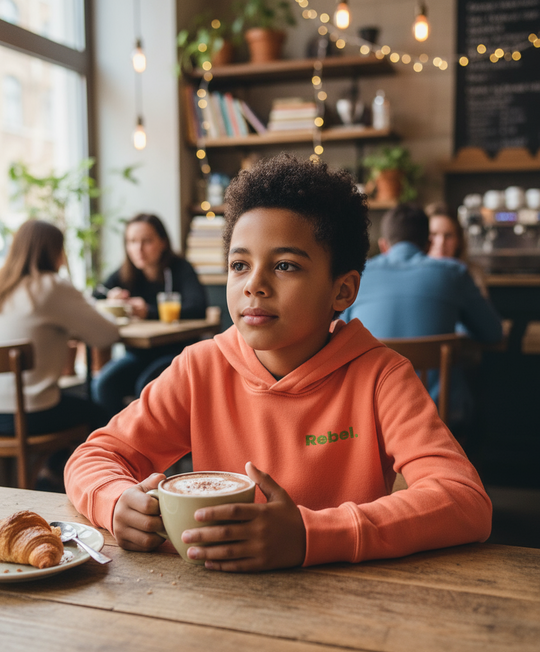 Organic Kids' Hoodie - Rebel