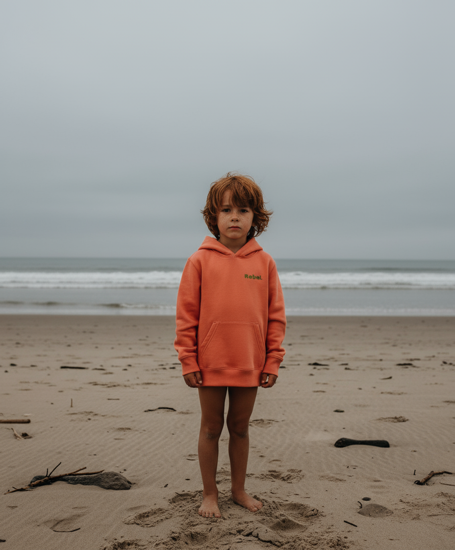 Organic Kids' Hoodie - Rebel