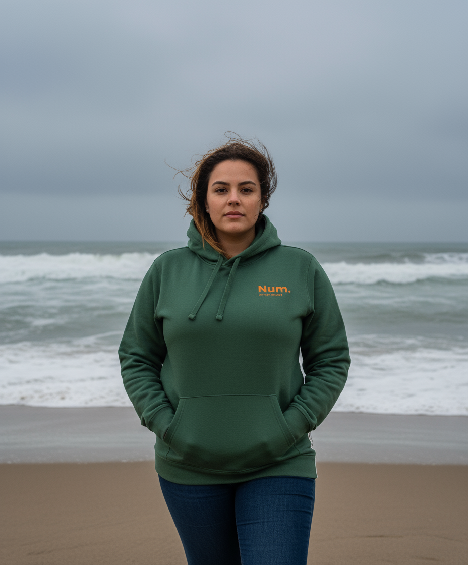 Organic Adult Hoodie - Num (Ninja Mum)