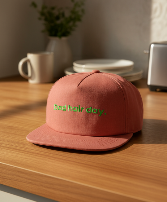 Organic Cotton Cap - Dad Hair Day