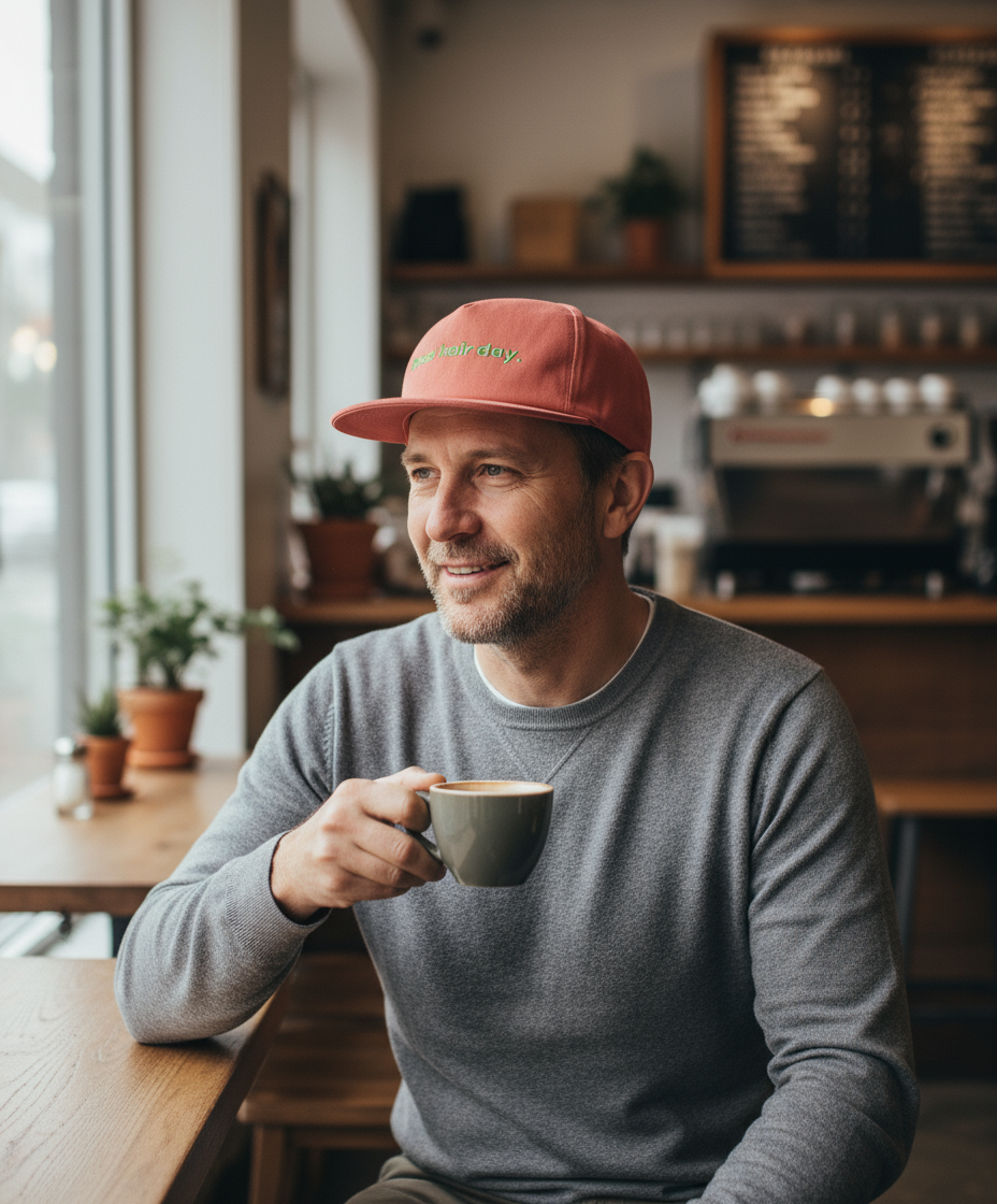 Organic Cotton Cap - Dad Hair Day