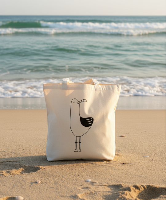 Organic Super Strong Tote - Chip the Seagull
