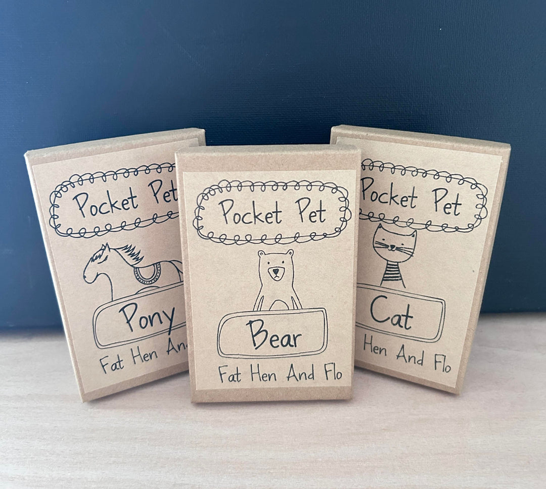 Screen Printed Cushion Doll | Pocket Pet Cat