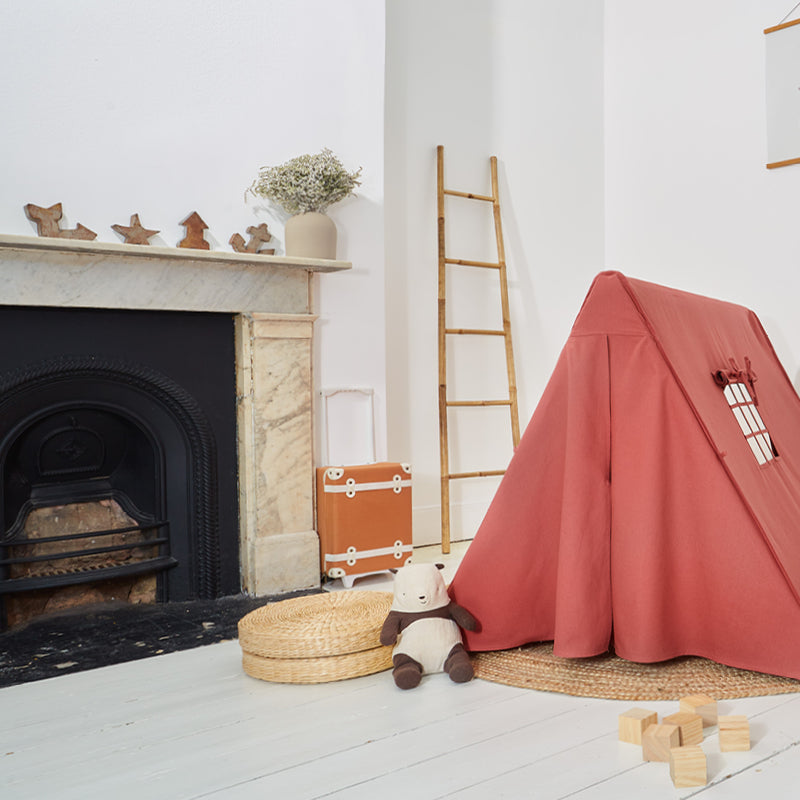 100% Cotton Canvas Ultra Anti-UV Play Tent | Lillie - Rose