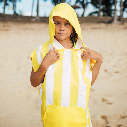Dock and Bay Quick Dry Poncho | Boracay Yellow (Kids)