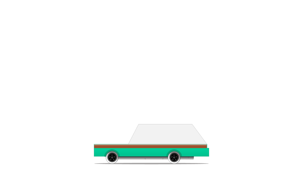 Candylab | Candycar - Teal Wagon