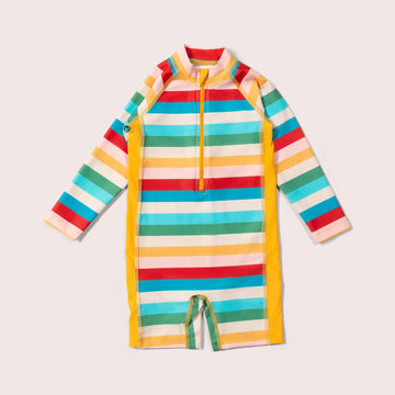 Little Green Radicals | Recycled Sunsafe Sunsuit - Rainbow