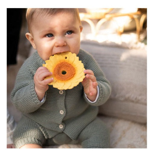 Natural Rubber Teether | Sun the Sunflower
