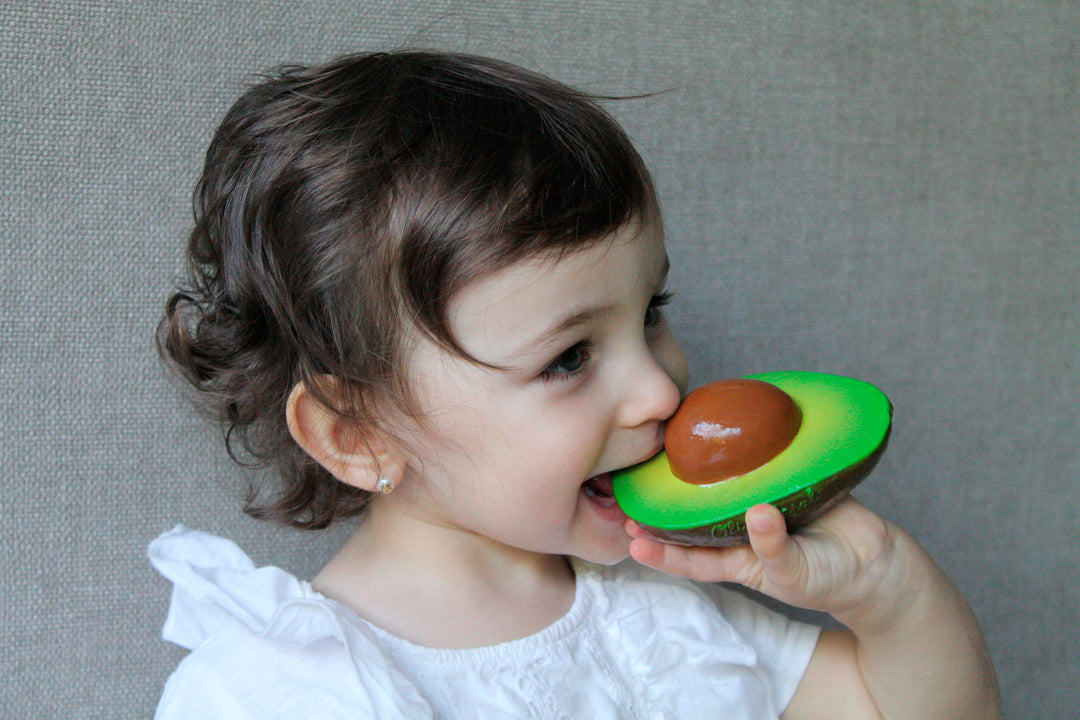 Natural Rubber Teether | Arnold the Avocado