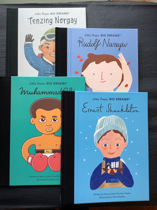 Little People Big Dreams Bundle x 4 | #31 Incredible Male Achievements Bundle