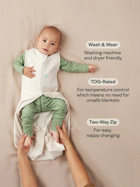 ergoPouch - Organic Winter Jersey Sleeping Bag - Daisy 3.5 TOG