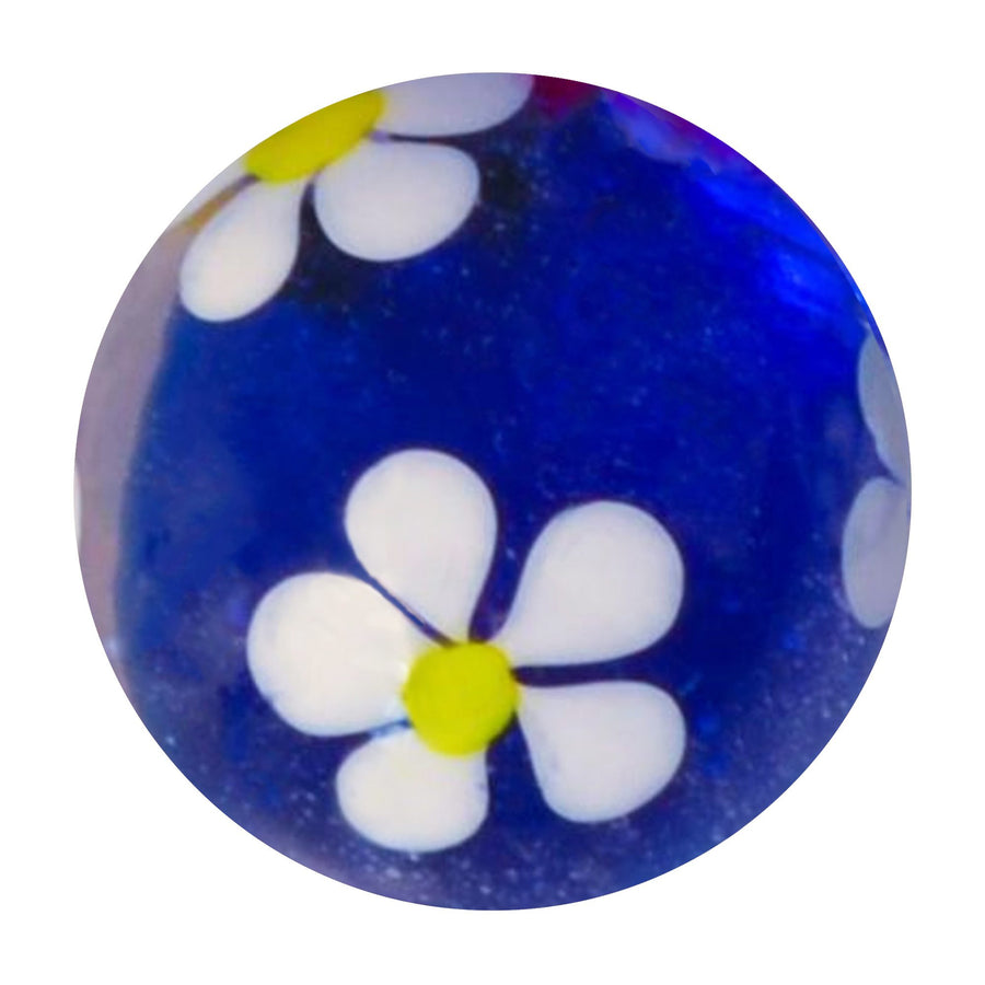 Marble - Handmade | Blue Blossom - 22mm - Moo Like a Monkey