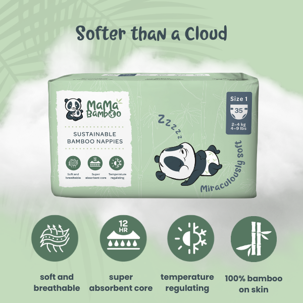Newborn Starter Bundle - Eco Friendly Nappies and Wipes